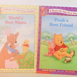 Winnie The Pooh First Reader Books - Choose From List - Vintage