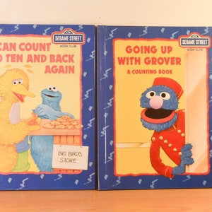 Sesame Street Book Club - Choose From List - 1992 Vintage Great Condition!