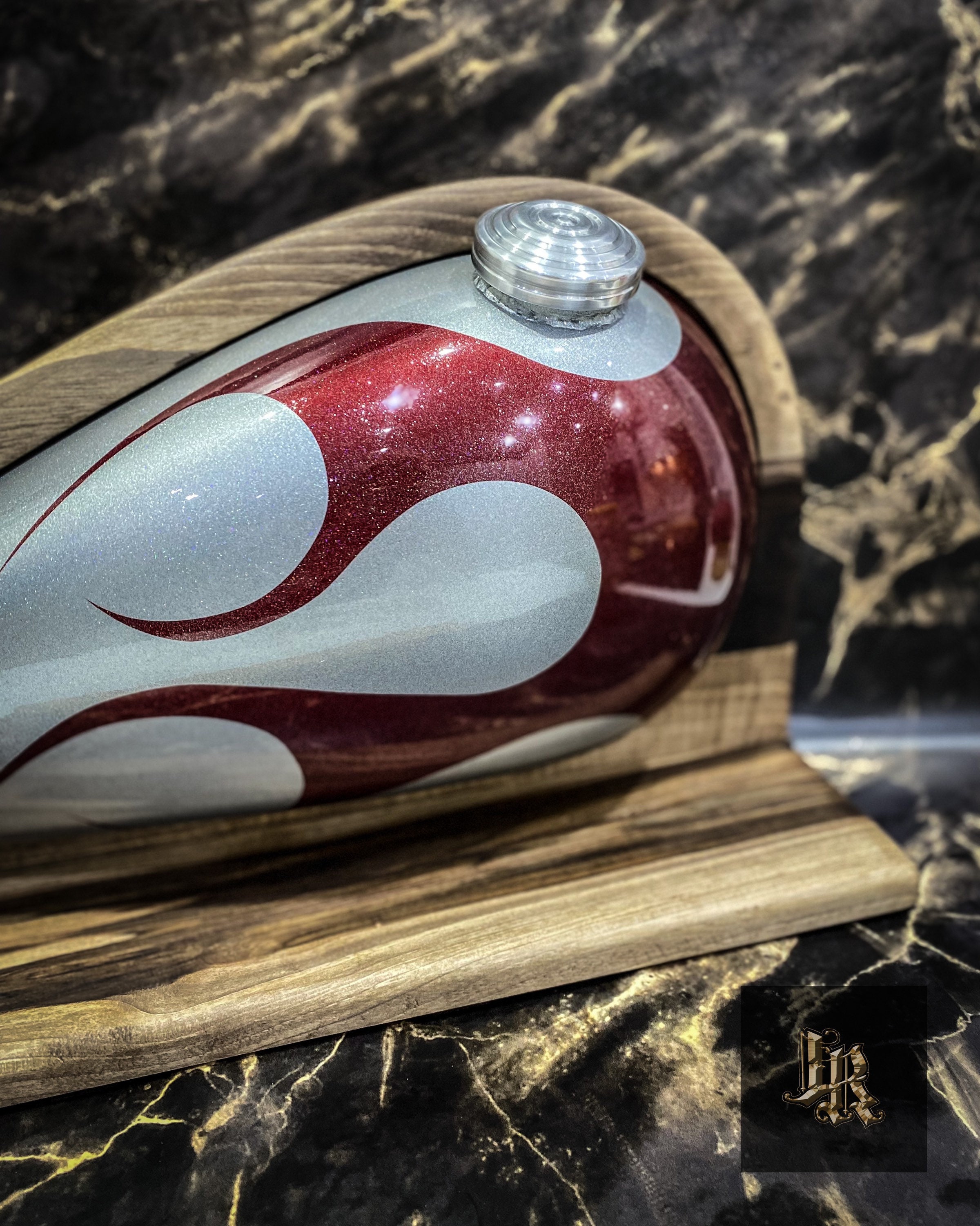 SOLD 26 GAS TANK / Harley Gas Tank Urn / Biker Cremation Urns