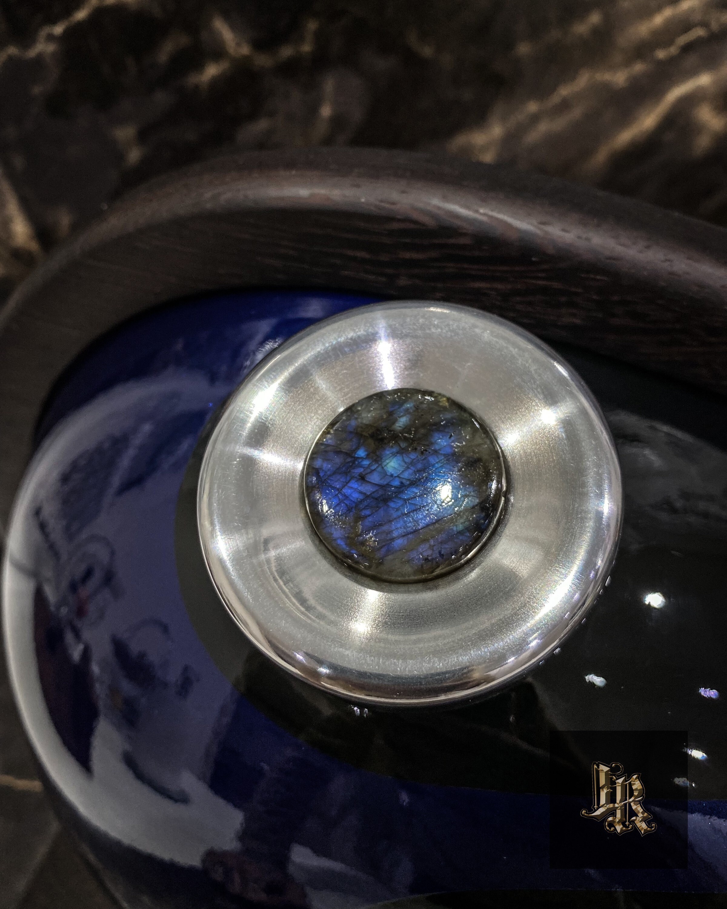 SOLD 47 GAS TANK Blue Flames / Harley Gas Tank Urn / Biker Cremation