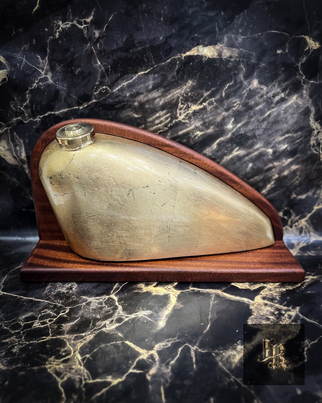 75 GAS TANK GOLD Harley Davidson Urn Motorcycle Urn Motorcycle Urn for