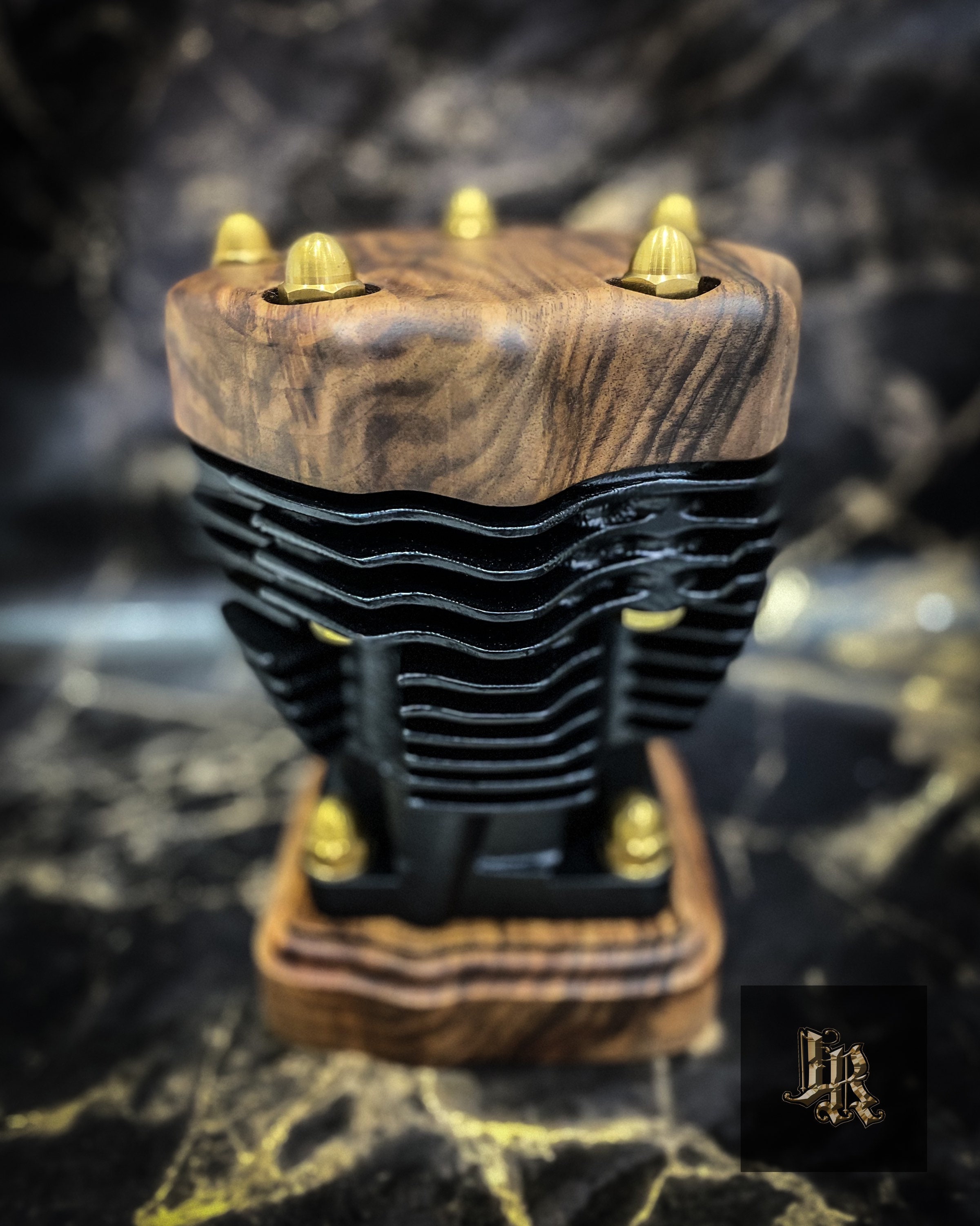 SOLD! 25† PANHEAD Walnut | Harley Davidson Urn | Motorcycle Urn | Motorcycle Urn For Ashes ĺ Bikers Urn | Harley Urn | Harley Panhead Urn