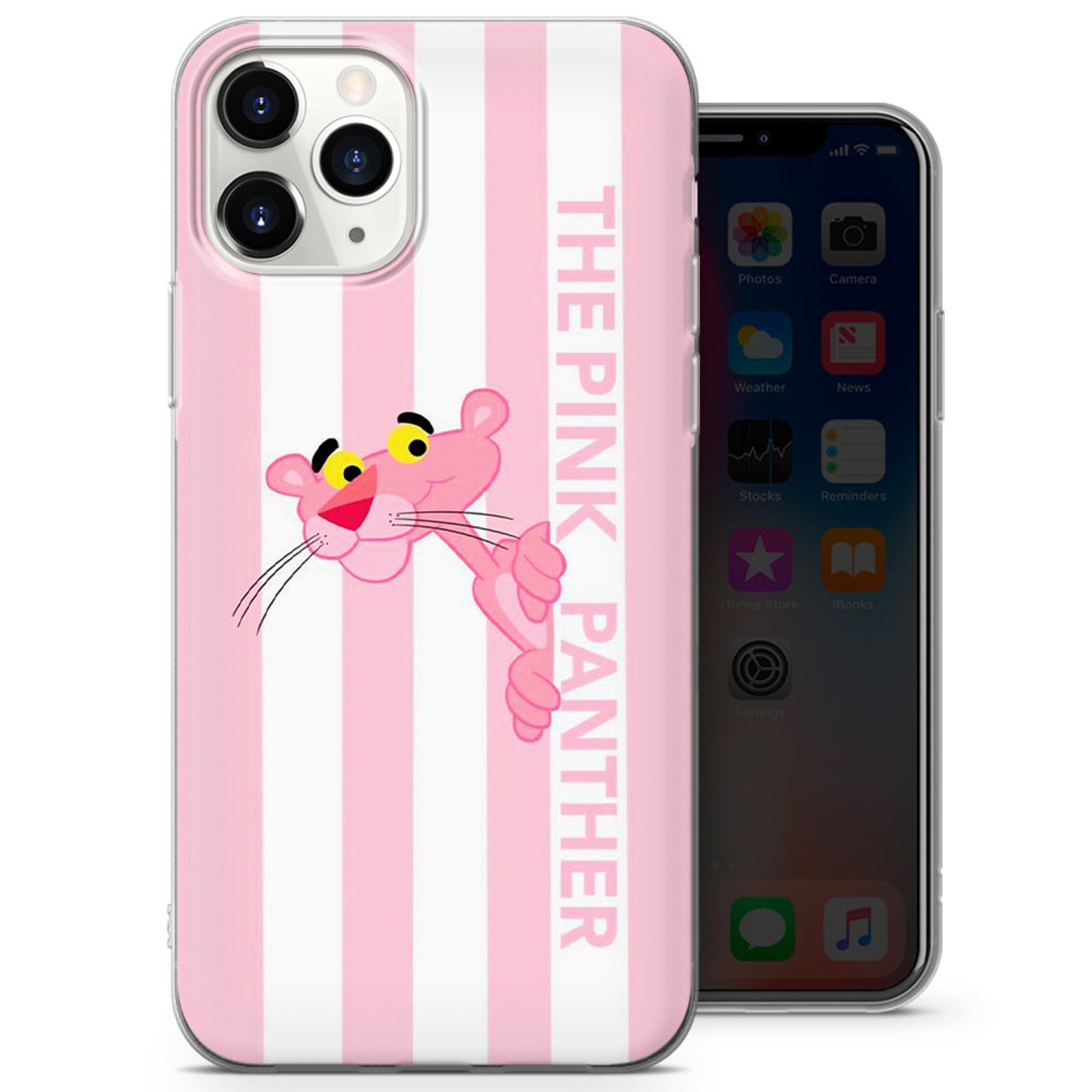 Pink Panther Phone Case Cartoon Phone Cover for7 8 XS XR Etsy