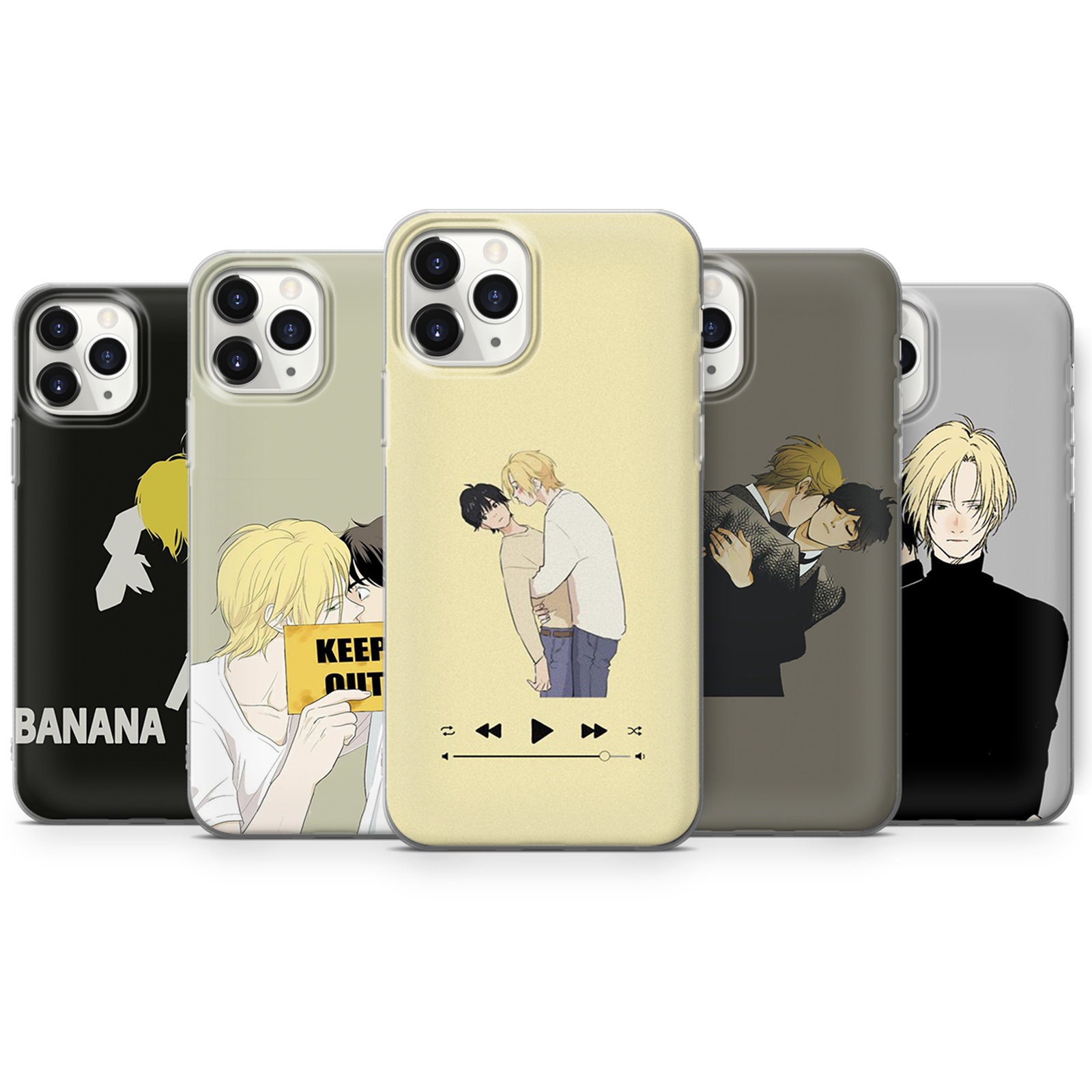 Banana Fish Ash And Eiji Cover Anime Manga Phone Cover For 12 Etsy