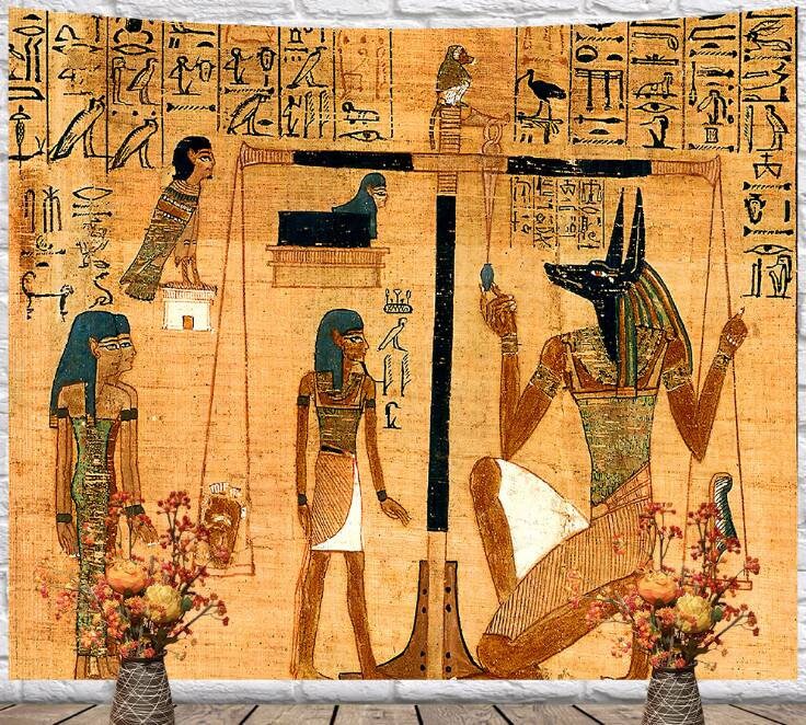 Wandbild Wandteppich Ägyptische Mumie Wandteppich Wandbehang | Etsy