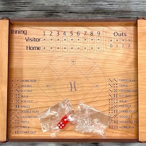 Caja de tablero de béisbol de dados SVG