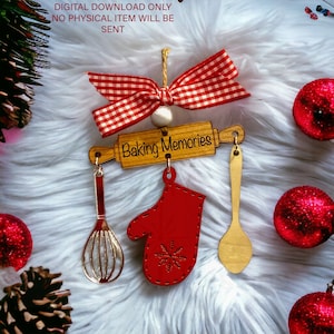 Baking Memories Ornament SVG