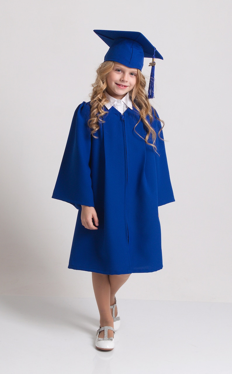 Child graduation gown set Children graduation gown Etsy