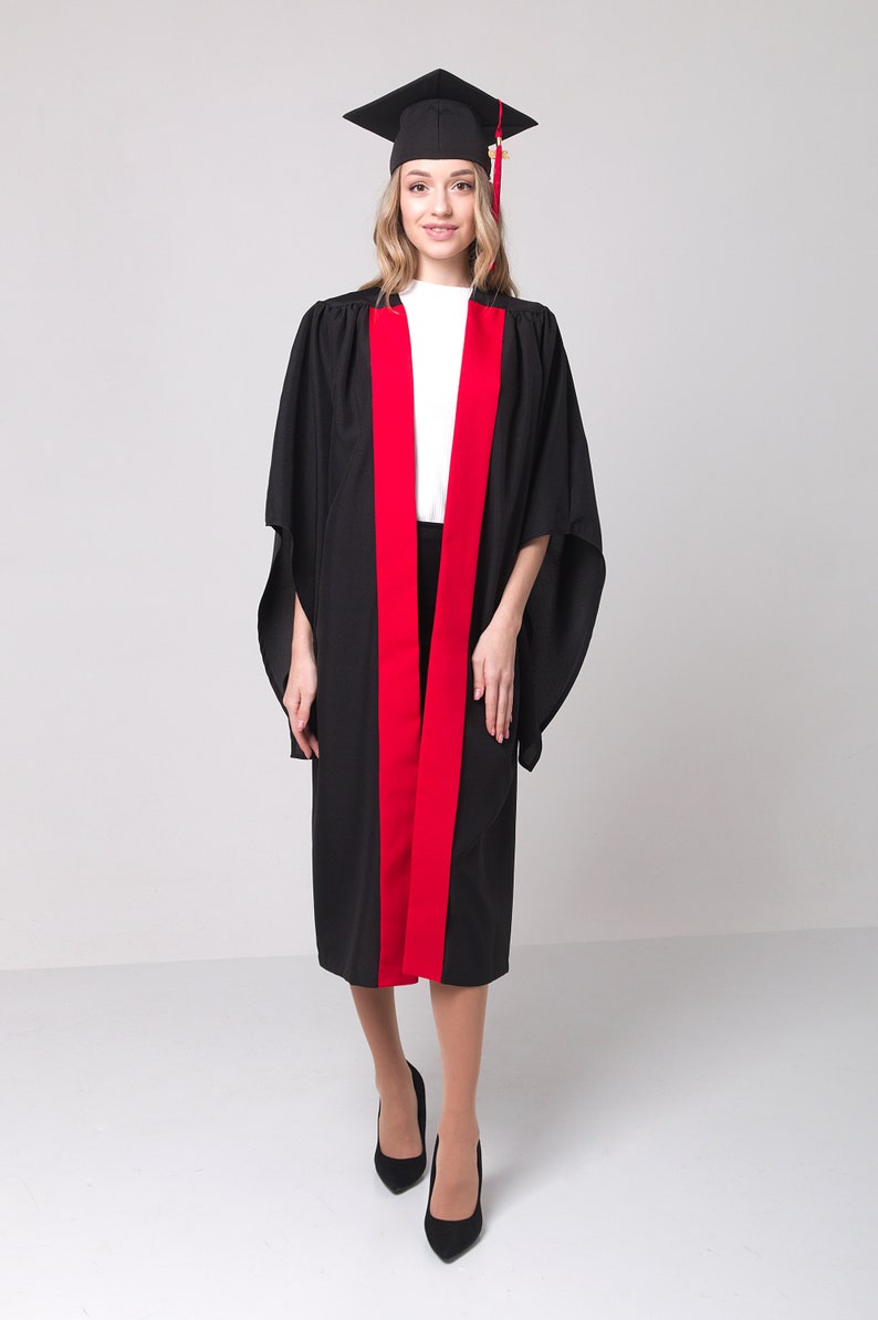 red phd gown