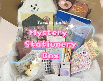 Cute Mystery Stationery Box: Stickers, Washi Tape, Pens