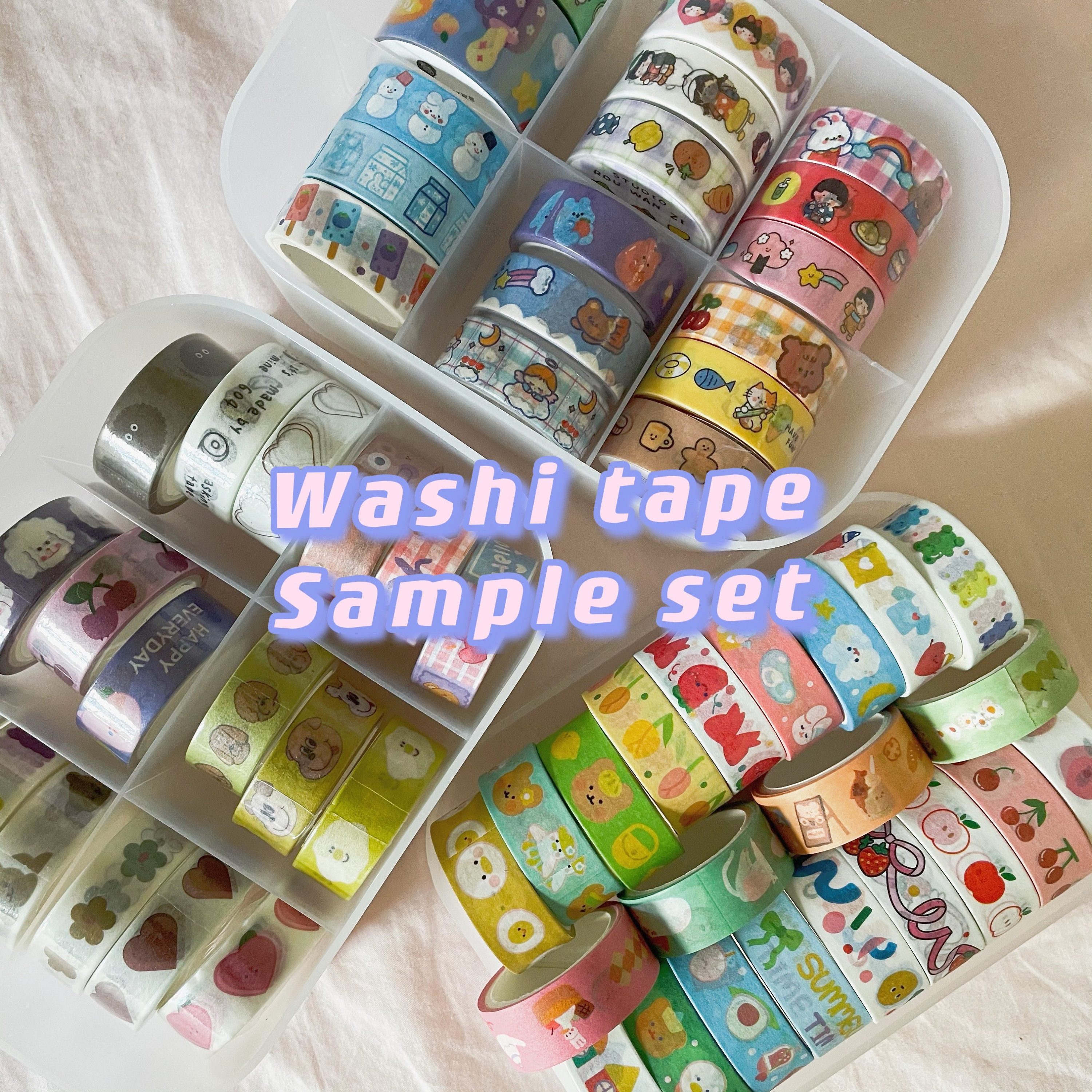 Pink Galaxy Washi Tape Set – Original Kawaii Pen