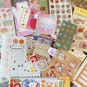 Kawaii Stationary Grab Bag Mystery Bag Bundle