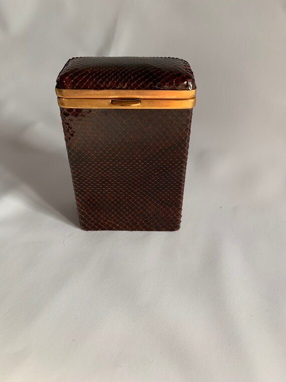 Vintage Snakeskin Cigarette Case