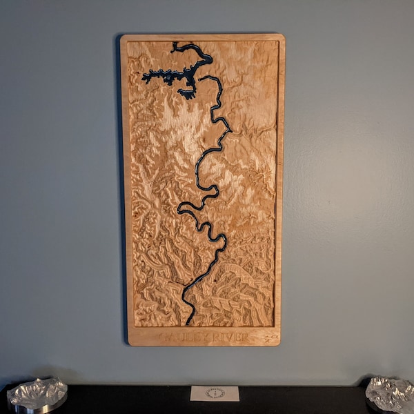 Gauley River Map Etsy
