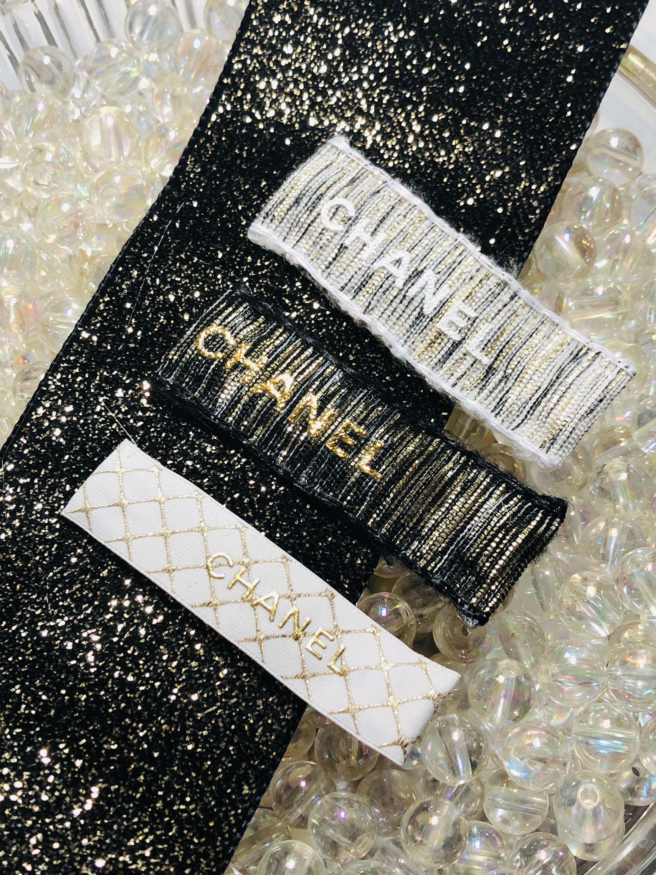 Chanel Ribbon Hair Clip Etsy