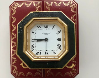 cartier desk clock price