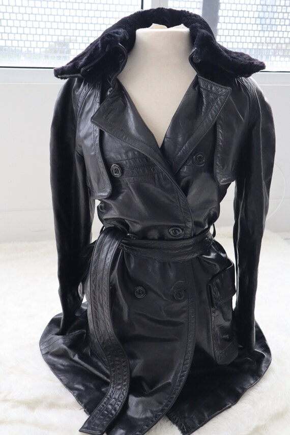 Marc Jacobs Leather Coat - Vintage