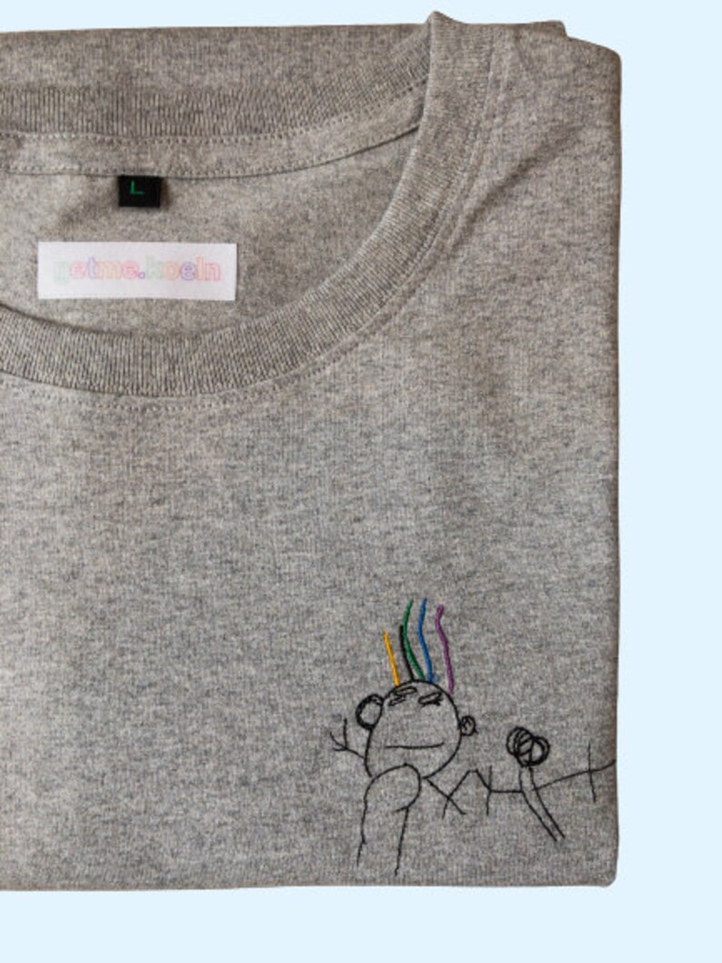 Kinderkunst auf Sweatshirts UNISEX für Große Bild 9