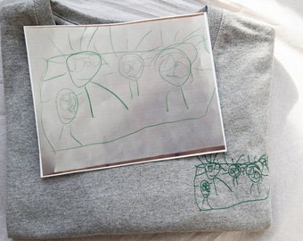 Kinderkunst auf Sweatshirts UNISEX für Große