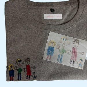 Kinderkunst auf Sweatshirts UNISEX für Große Bild 7