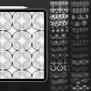 100 Procreate Guilloche Patterns | Guilloche Procreate Seamless Texture ...