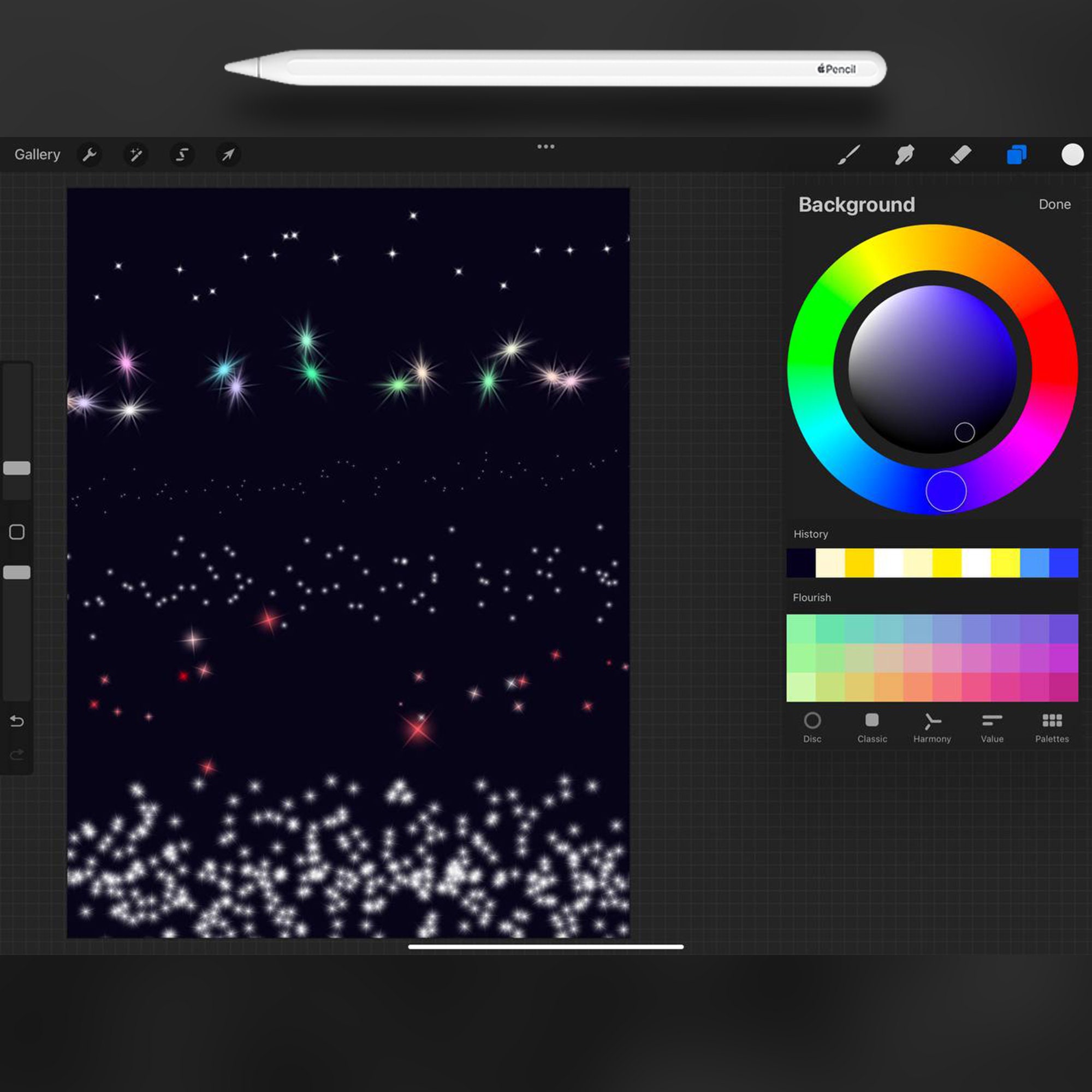 100 Lights Brushes for Procreate, Procreate Light Effect Brushes ...