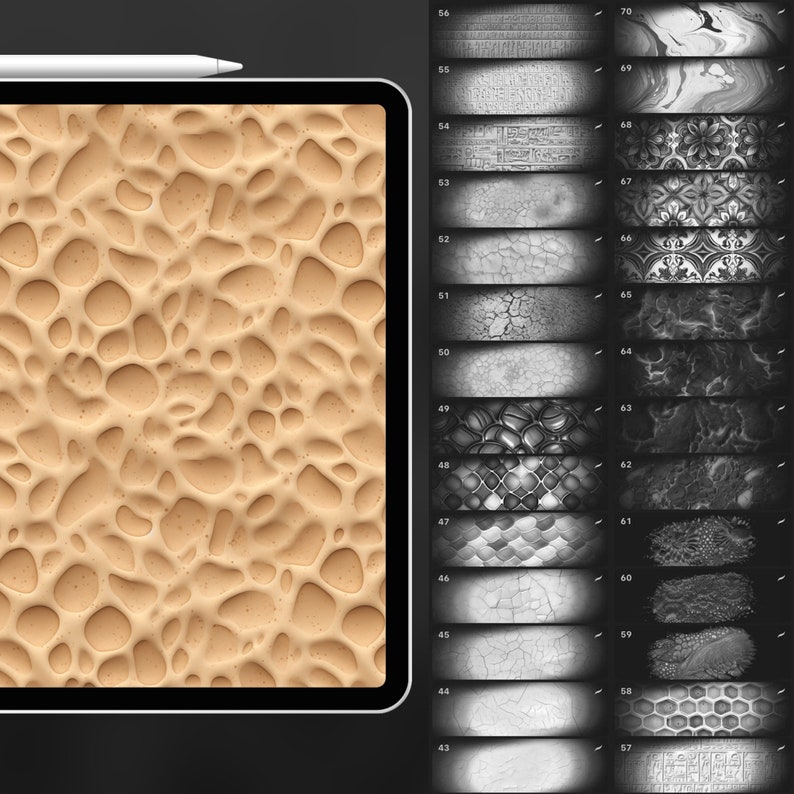 150 Procreate Ceramic Textures | Smooth Ceramic Procreate Texture ...