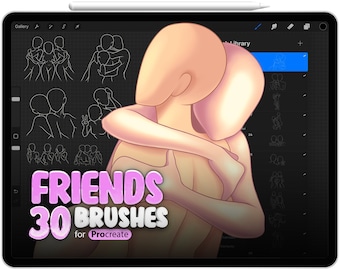 30 vriendenborstels voor voortplanting, postzegels van mensen voor voortplanting, tekensjabloon vriendenverhalen