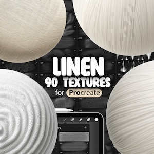 90 Procreate Linen Textures | Procreate Linen Canvas Texture | Procreate Classic Linen Weave Texture | Procreate Linen Tablecloth Texture