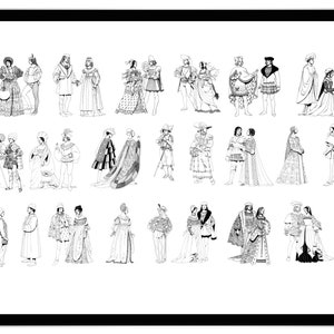 39 Procreate Renaissance Fashion Stamp Brushes 39 Photoshop - Etsy