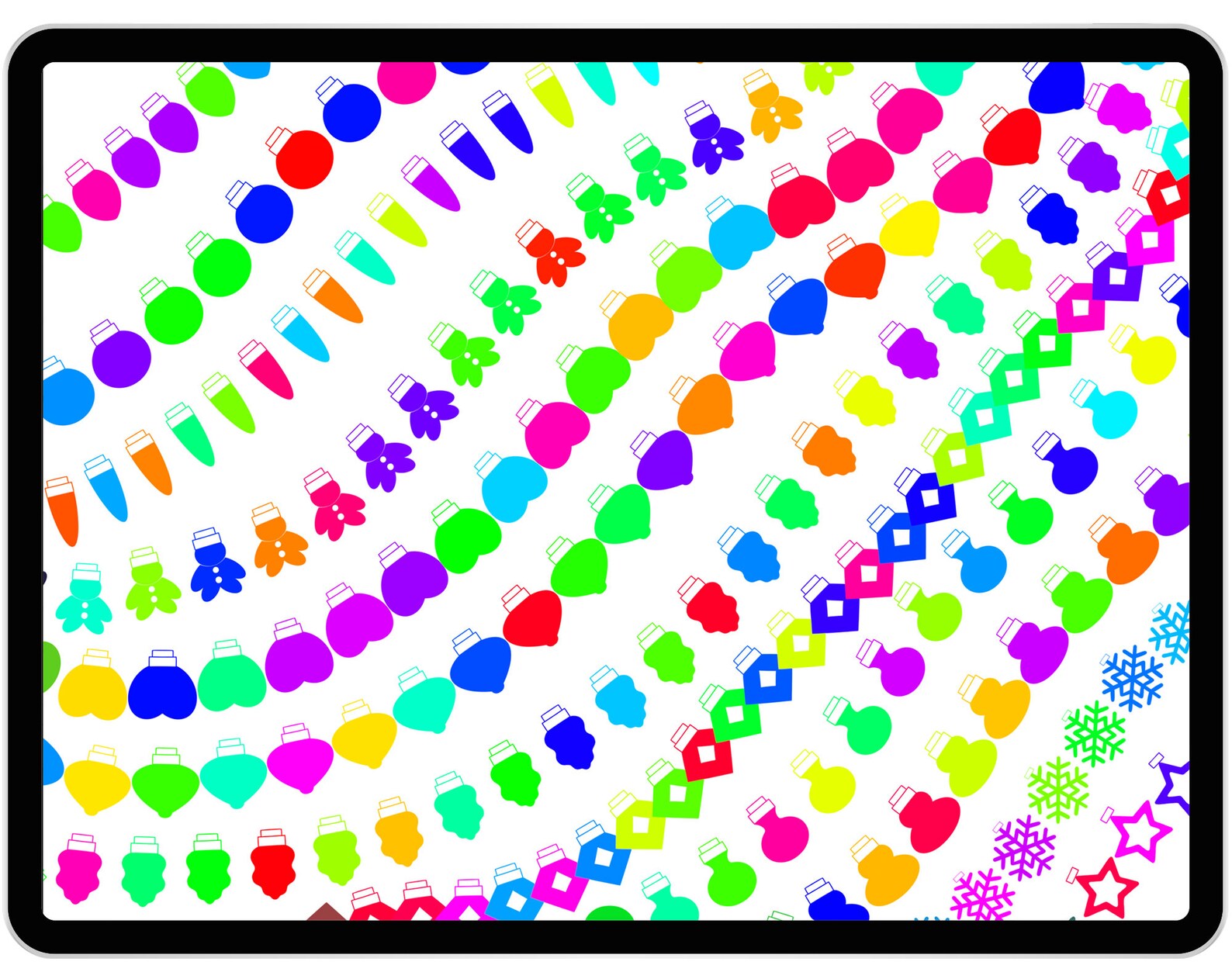 30 Procreate Christmas Lights Brushes, Procreate Xmas Lights Brushes ...