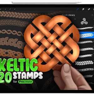 20 Procreate Keltic Knots Brushes, Procreate Keltic Stamp, Procreate Celtic Knots Brushes, Procreate Celtic Knots Stamps, Symbols