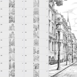 60 French Architecture Procreate Brushes, 60 French Architecture ...
