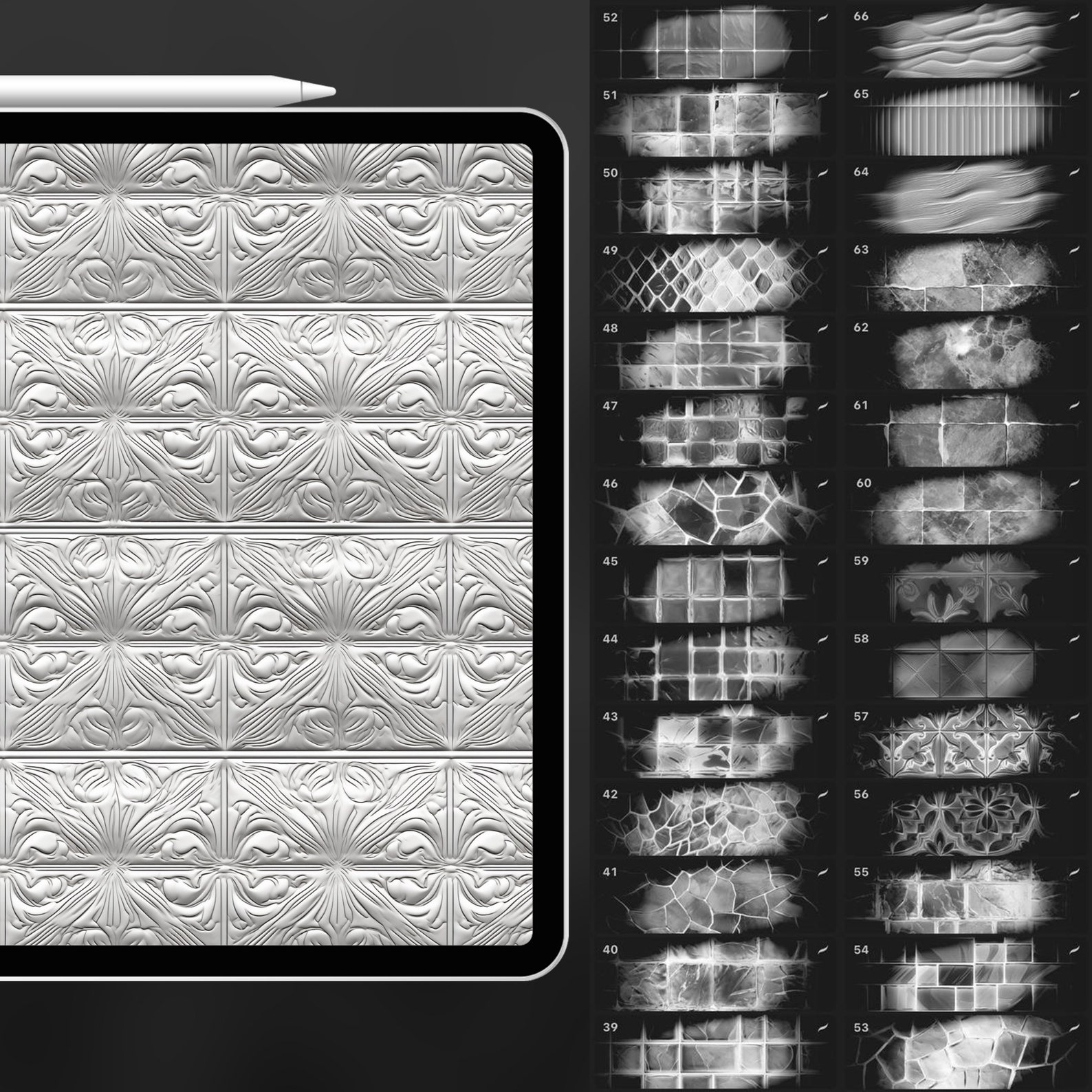 150 Procreate Tile Textures | Ceramic Tile Procreate Texture Seamless ...