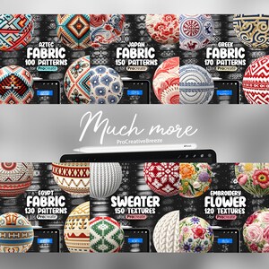 150 Procreate Traditional Japanese Patterns | Asian Embroidery Fabric ...