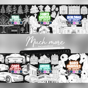 150 Procreate Tree Stamps | Realistic Tree Brushes for Procreate ...