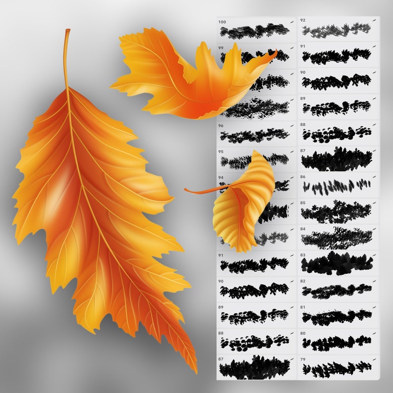 100 Procreate Trees Constructor Stamp Brushes | Procreate Dead Trees ...