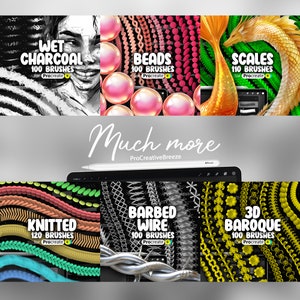 100 Procreate 3D Baroque Brushes | Baroque Style Brushes Procreate ...