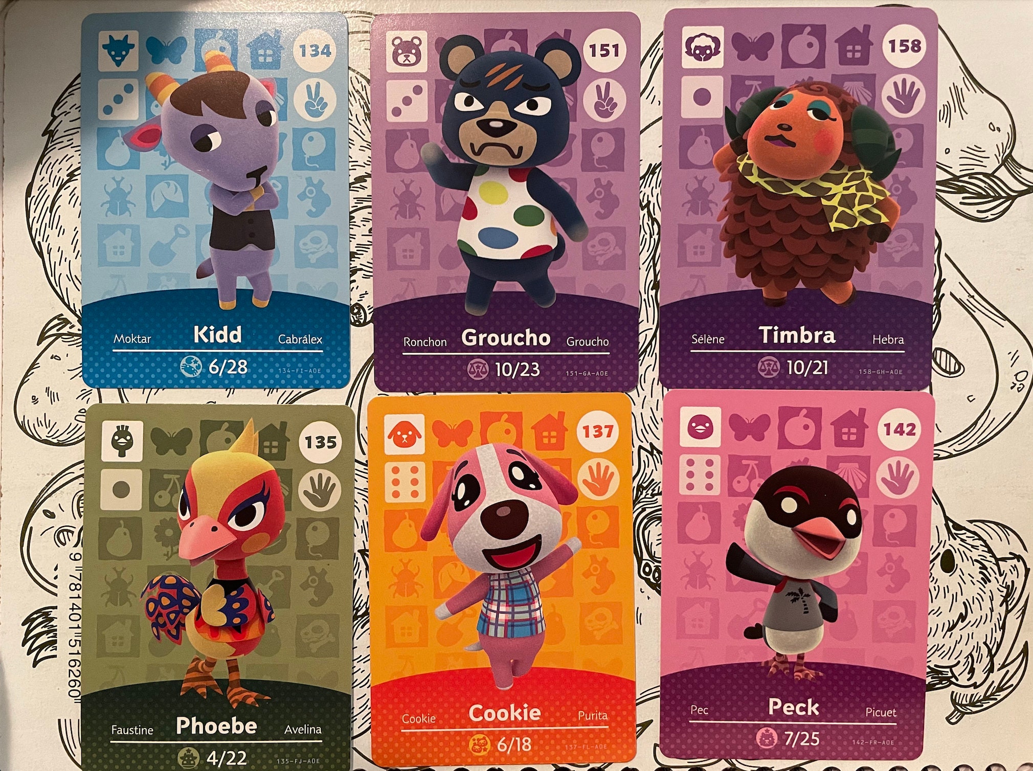 ACNH Amiibo Cards Series 1 check Description for Available Etsy