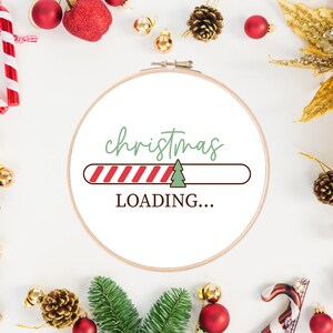 Christmas Embroidery Pattern | Winter Embroidery Design | Festive Embroidery | Hand Embroidery | Digital Printable Embroidery PDF