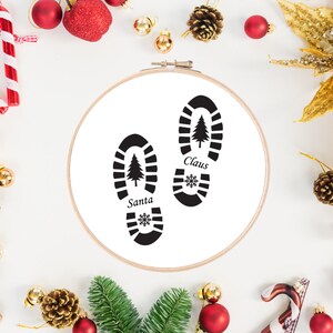 Santa Claus Embroidery Pattern | Christmas Embroidery Pattern | Hand Embroidery Design | Digital Download | Instant PDF Printable Embroidery