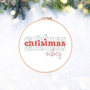 Christmas Embroidery Pattern | Festive Embroidery Design | Winter Embroidery | Hand Embroidery | Digital Printable Embroidery PDF