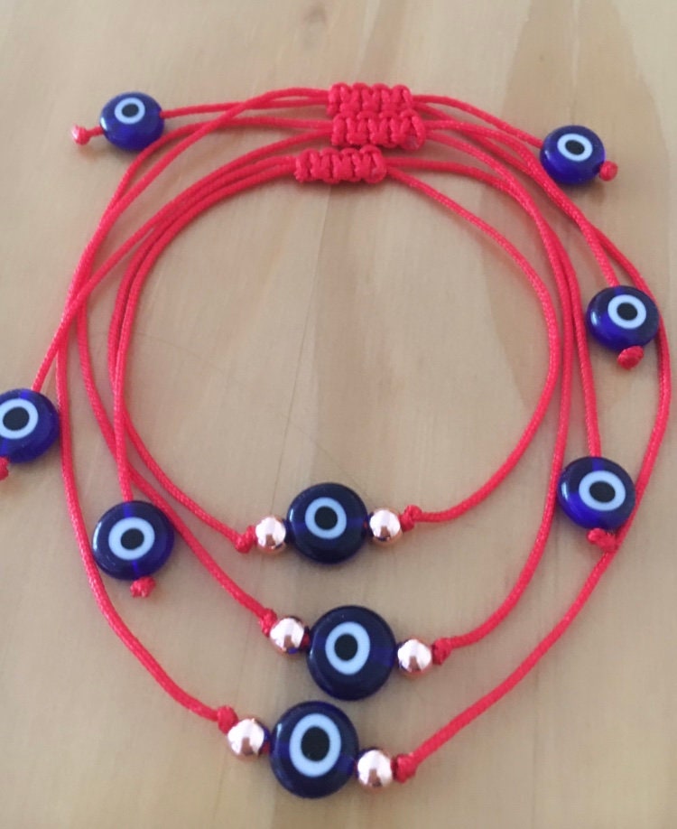 Evil eye Bracelet, Lucky Bracelet,Wish Bracelet, Friendship Bracelet,…