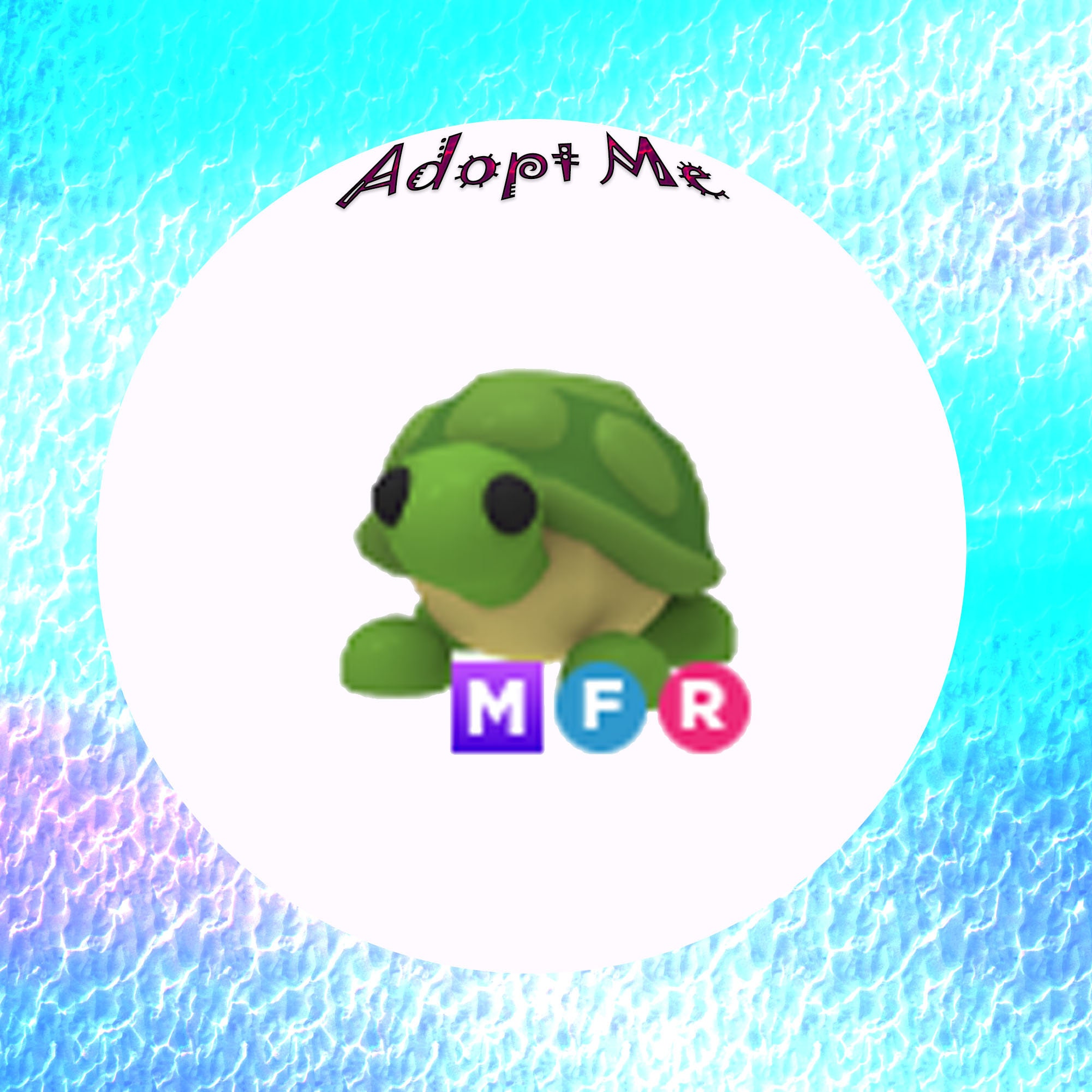 Adopt Me Turtle MFR Etsy