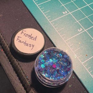 Paillettes pour cheveux fantaisie givrées