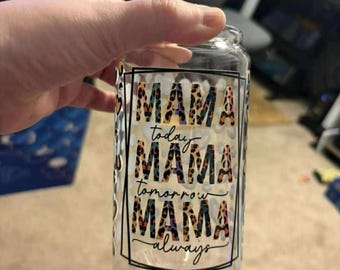 Cheetah Print MAMA Tumbler - Unique Defect