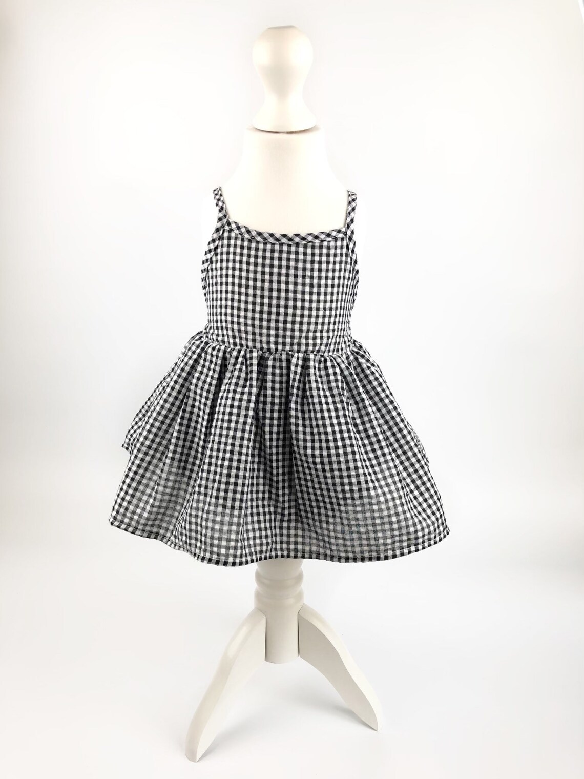 Baby/Toddler Gingham Dress Etsy