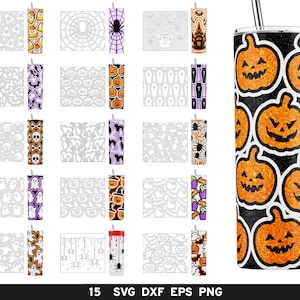Halloween Burst Tumbler Vorlage, Burst Tumbler Bundle, Halloween Burst Tumbler Wrap, Halloween Tumbler SVG Wrap, Tumbler Burst Epoxy 20 oz