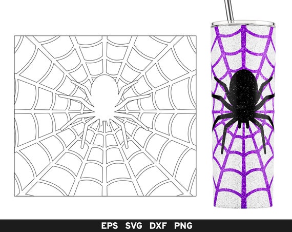 Spider Burst Tumbler Template, Halloween Tumbler svg, Halloween Burst Template, Burst Tumbler Template 20 oz, Halloween Tumbler Template svg