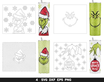 Grinchmas Burst Tumbler Template, Christmas Burst Tumbler Bundle, Merry Grinchmas Burst Tumbler Wrap, Christmas Tumbler Burst Epoxy 20 oz
